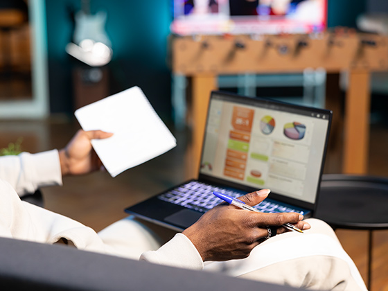 Founders and technology partners collaborating on a new venture